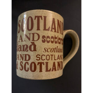 Scotland Souvenir Mug One Size Beige Brown